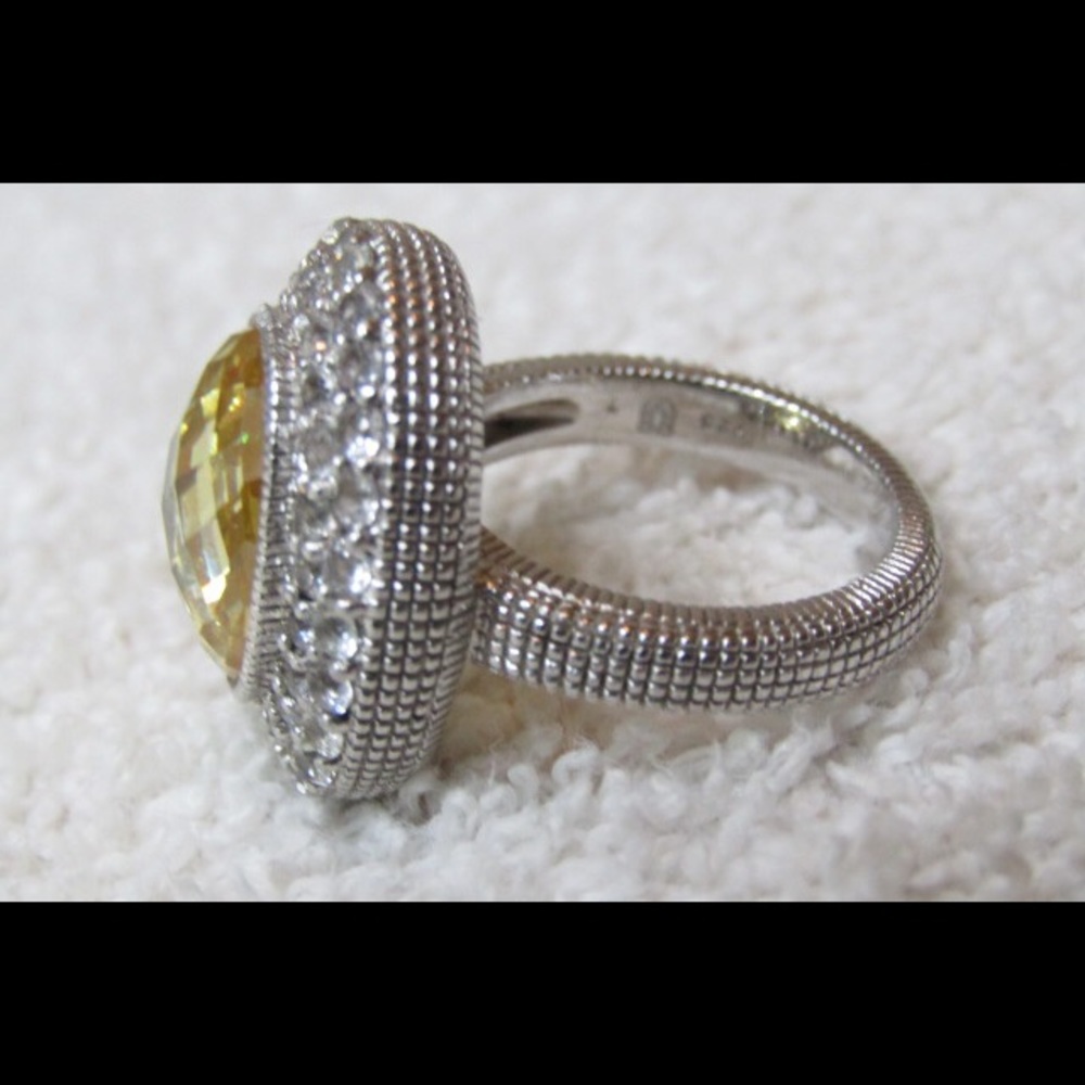 Citrine Silver Ring - Picture 3 of 6